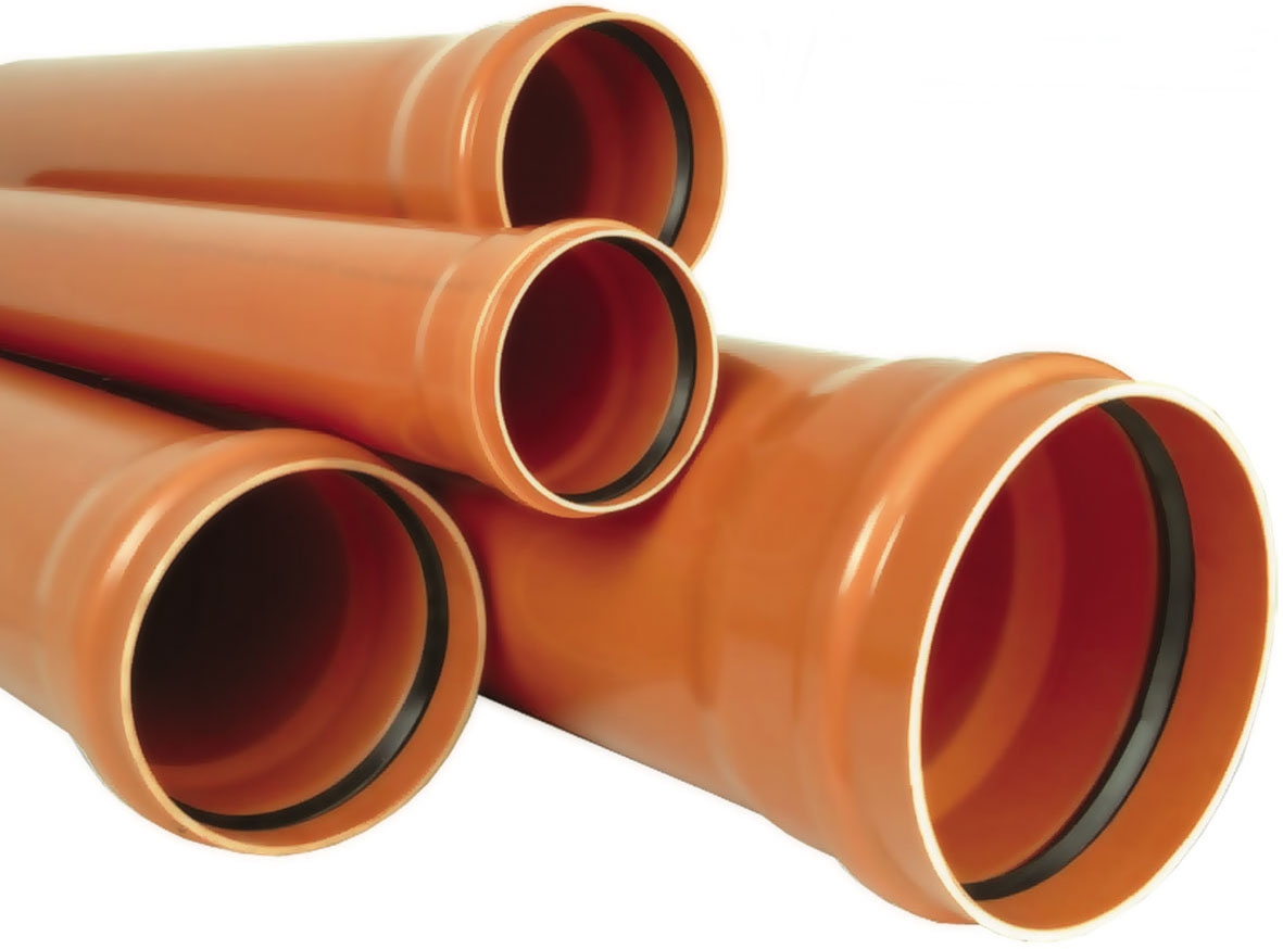 Характеристика канализационных труб красно-коричневого или рыжего цвета