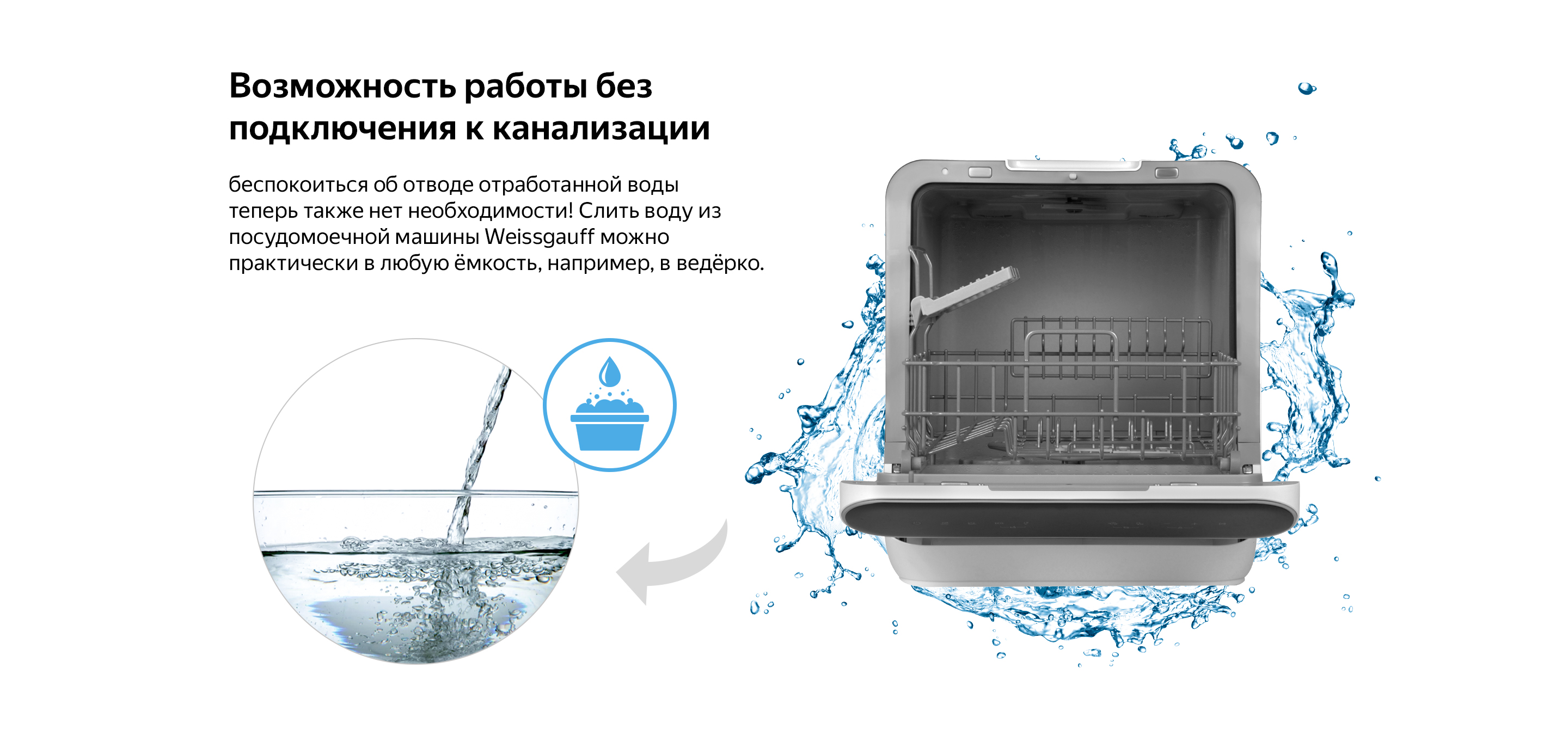 Посудомоечная машина без подключения к водопроводу: виды, как выбрать и особенности эксплуатации